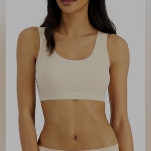 Alfani Laser Cut Seamless Bralette Small Creamy Ivory